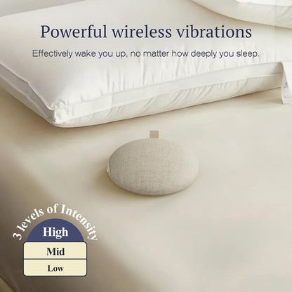ANJANK Extra Loud Alarm Clock with Wireless Bed Shaker, Vibrating Dual Alarm with Light Wake Up for Heavy Sleepers & Hearing Impaired, 9-Color Night Light, 8 Sounds, 0-100% Dimmer, USB Charger