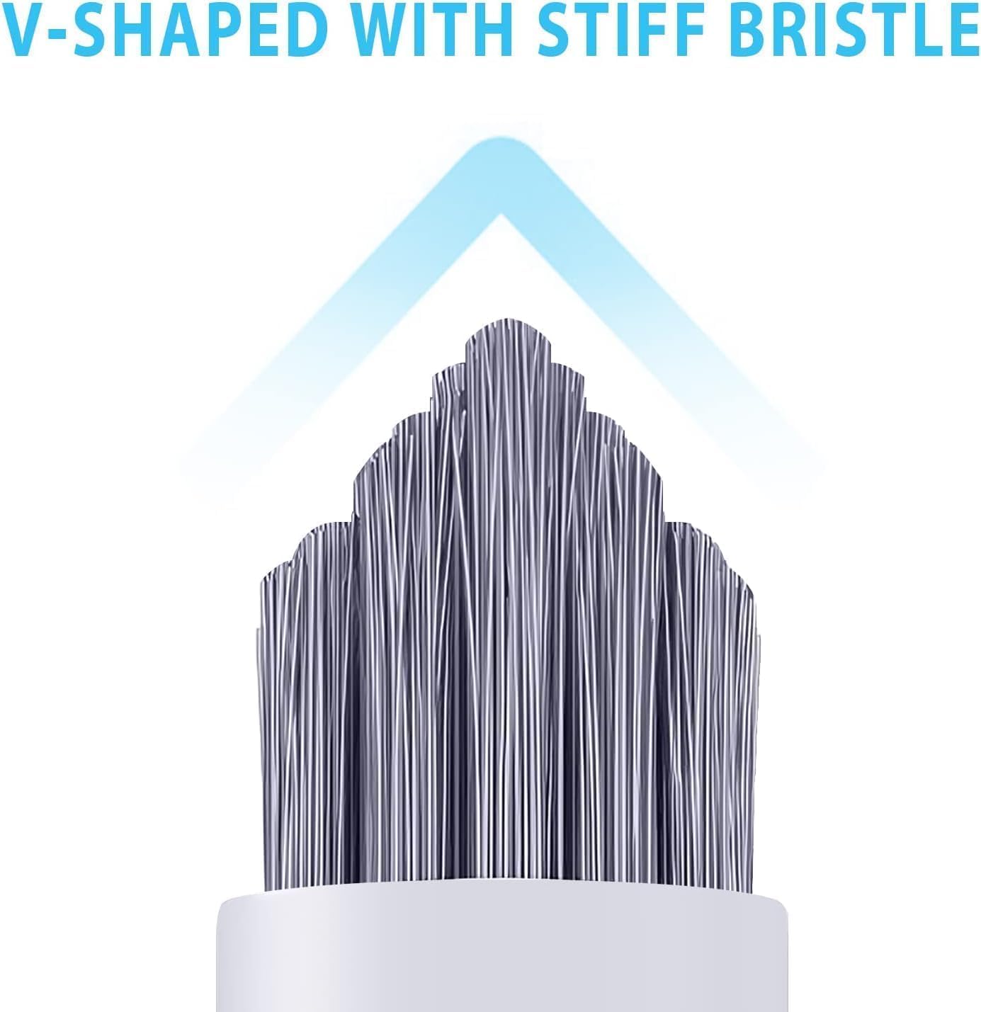 Lumkew Grout Brush Cleaning, Stiff Bristles Grout Cleaner for Tile Floors | V Shape, Shower Bathroom Kitchen Scrubber