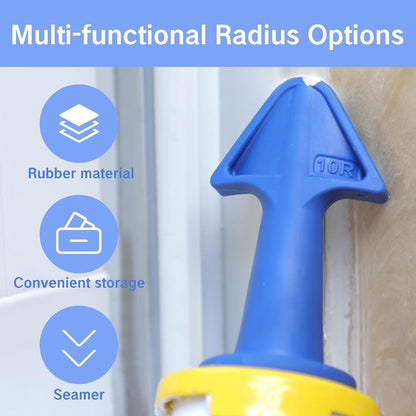 Caulk Tip Tool Caulking Tips Set with Nozzle Adapter Silicone Caulk Applicator Tools Reusable Nozzles for Finishing Grout and Sealant Caulk Gun Accessories for Easy Application 6.5R 10R 13R