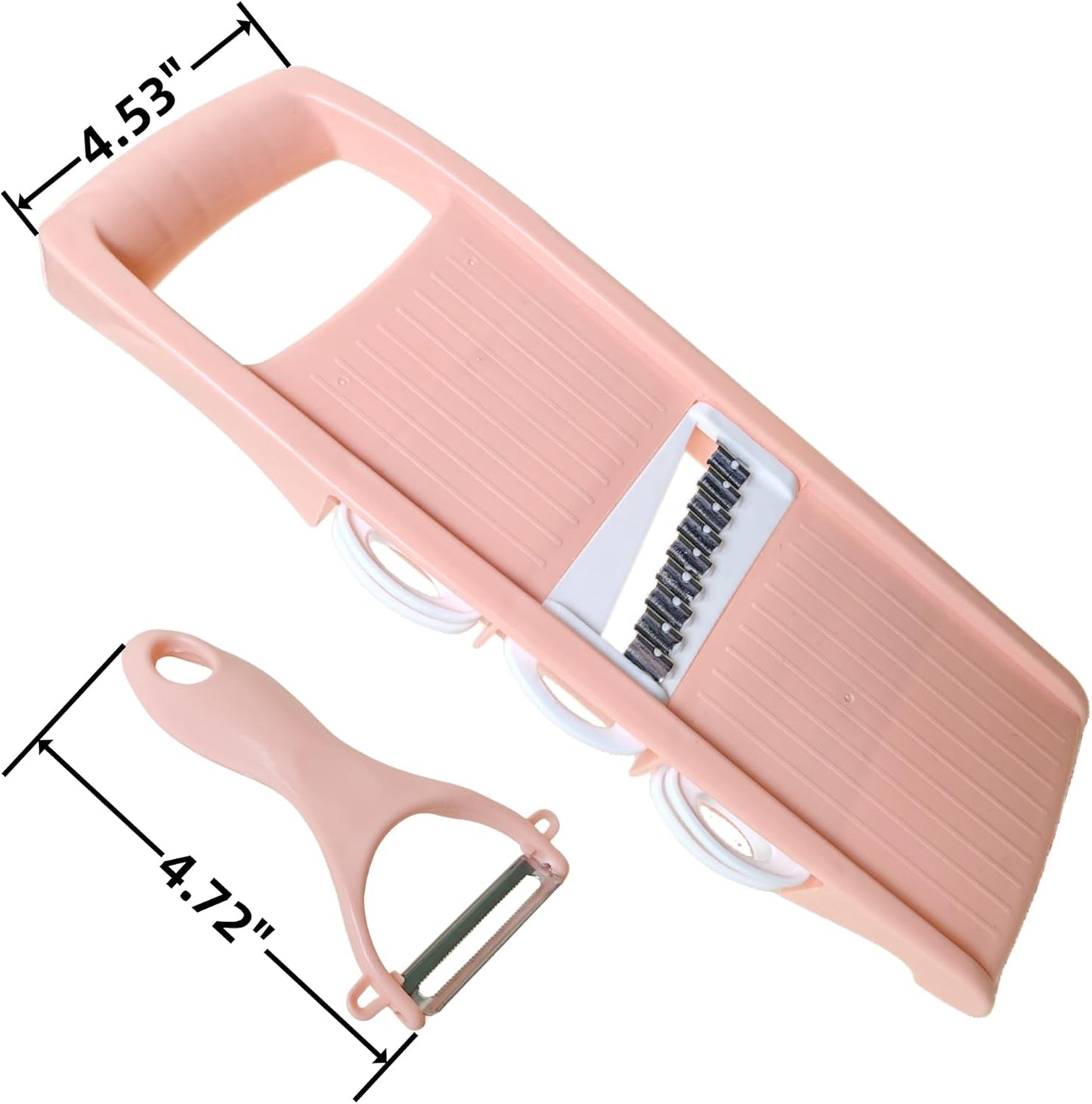 Mandoline Slicer for Kitchen 7-in-1 Mandoline Food Slicer | Potato/Cheese/Vegetable/Carrot/Cucumber Grater,Cutter, Grinder,Waffle Fry Cutter,Julienne Peeler