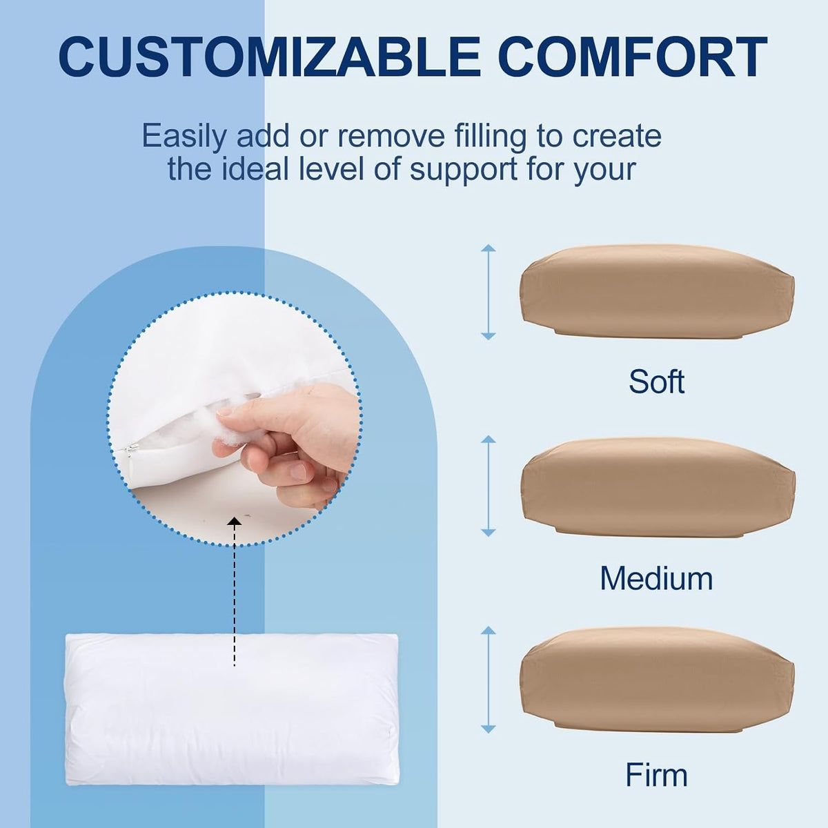 Recliner Pillow, Adjustable Neck & Head Support Pillow