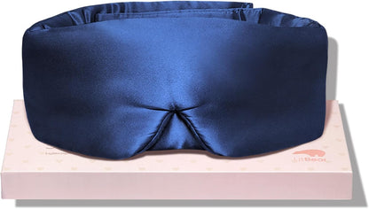 LitBear Silk Sleep Mask for Side Sleeper, Eye Mask Sleeping for Women Men
