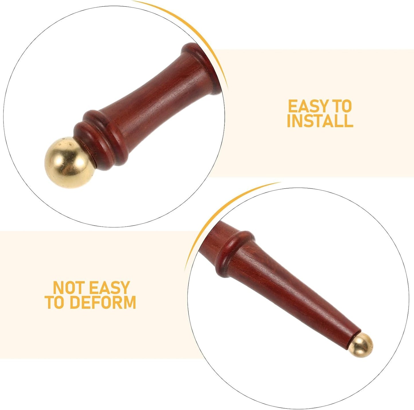 ibasenice Wooden Foot Massage Roller Stick, Manual Acupressure Pen, Trigger Point Wand Massage Stick Rod Tool for Muscle Soothing Face Neck Back Waist Shoulder