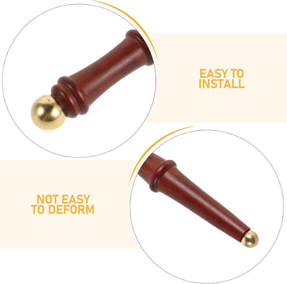 ibasenice Wooden Foot Massage Roller Stick, Manual Acupressure Pen, Trigger Point Wand Massage Stick Rod Tool for Muscle Soothing Face Neck Back Waist Shoulder