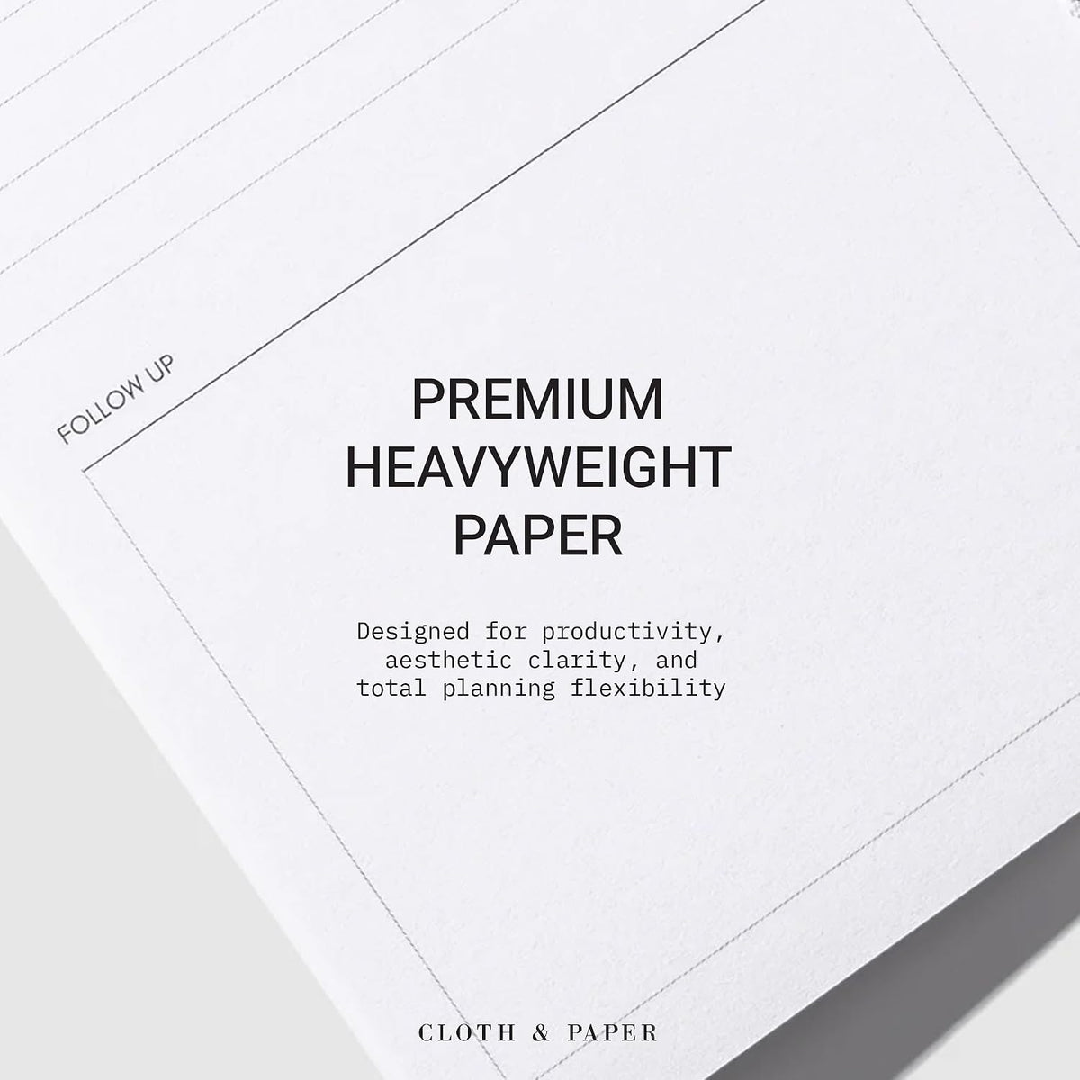 Cloth & Paper Travel Notebook | Daily Wellness Planner – Smoked Salt | Pocket Plus Wellness Planner 3.2" x 6" | Habit Tracker & Self Care Journal for Goals, Gratitude & Reflection – Soft Touch Cover