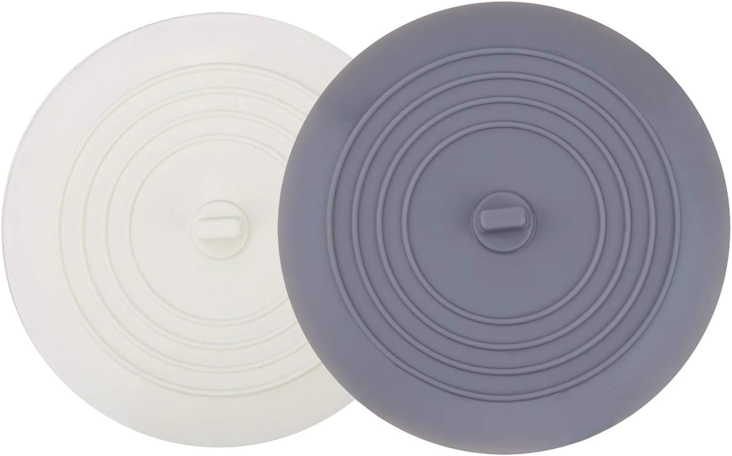 Shower Drain Hair Catcher Tub Stopper, V-TOP Drain Cover for Shower to Catcher Hair, Silicone Bathtub Drain Plug Suit for Bathroom Kitchen and Laundry, 4 Pack