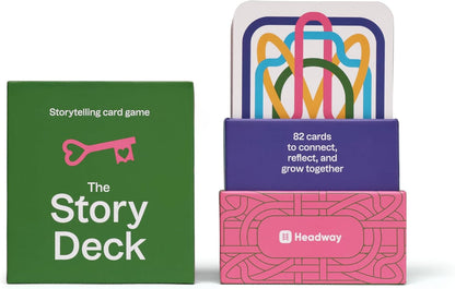 Headway Story Cards Game - Conversation Cards for Friends - Fun Games for Adults - Question Card Game for Storytelling and Deeper Conversation - Card Game for Game Night with Friends