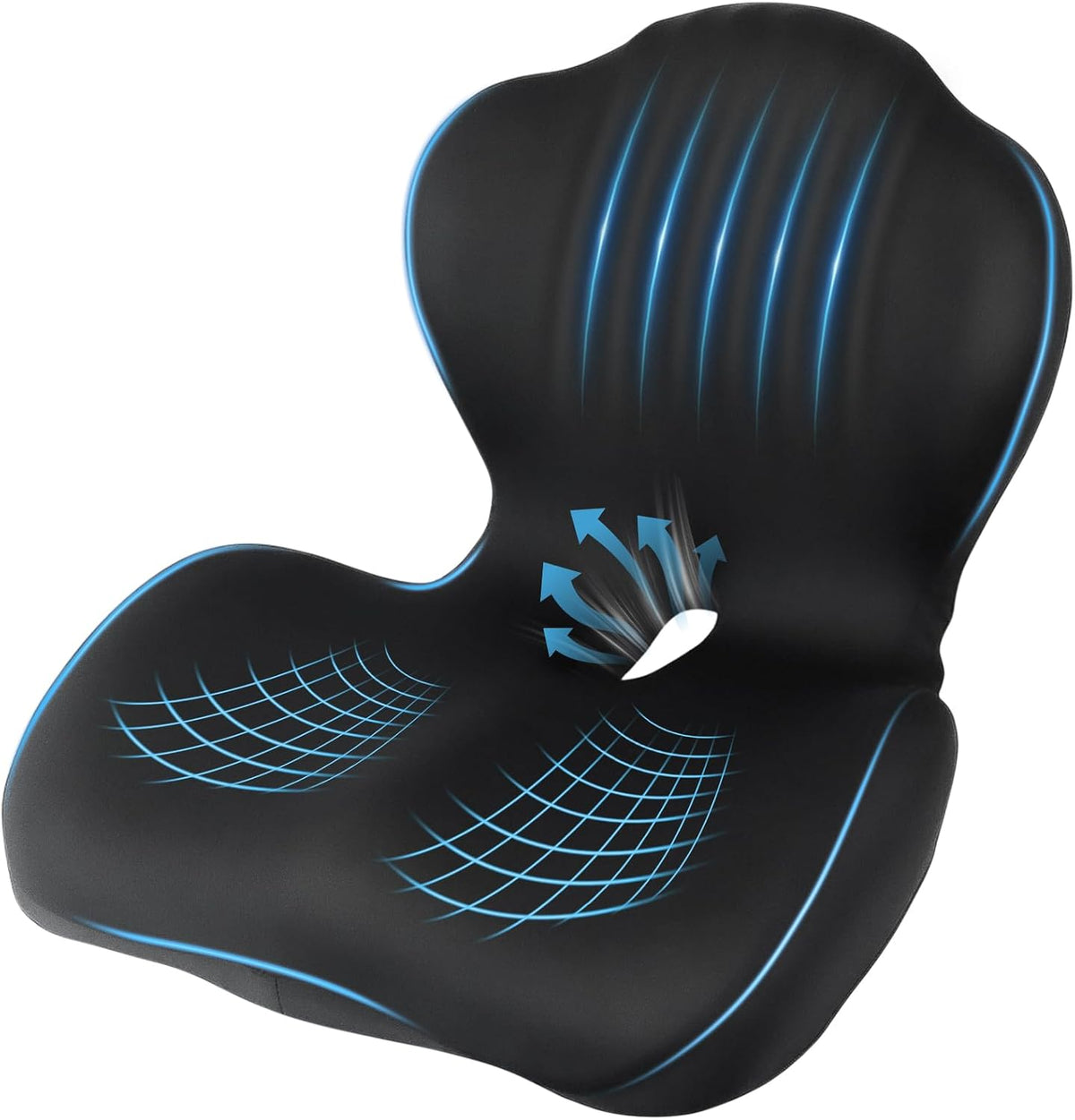 Car Seat Cushion Office Chair Cushion with Lumbar Support Pillow