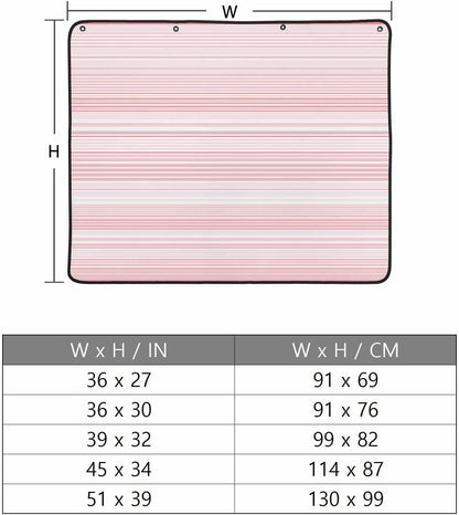 Magnetic Fireplace Cover Purple Stripes Fireplace Screen Decorative Classic Striped Lines Insulation Fireplaces Blocker Blanket Save Energy Fireplaces Draft Stopper Covers for Living Room 36x30 Inch