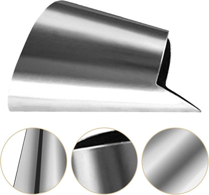 Unomor Nail Guard Set 20pcs Stainless Steel Thumb Guard Peelers Finger Guard for Dicing Kitchen Tools