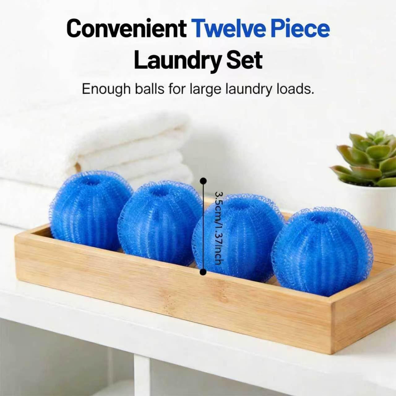 12 PCS Pet Hair Remover for Laundry, Reusable Hair Catcher | Reusable hair catcher helps reduce pet hair on clothes, bedding and blankets for cleaner laundry every wash.