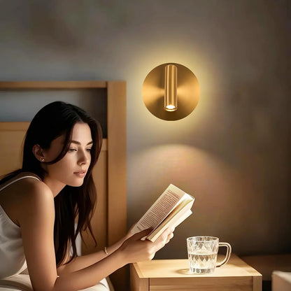 ZEROUNO Hardwired Sconces Wall Mounted Reading Lights with Switch LED Wall Lighting for Bedroom Bedside Lamps (Black)