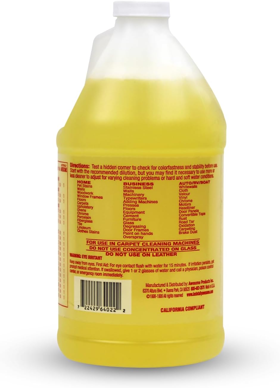 La's Totally Awesome All Purpose Cleaner & Degreaser, 24 oz Spray + 64 oz Refill, Multi Surface Cleaner, Kitchen & Bathroom Cleaner, Grease Remover for Floors, Tile & Countertops
