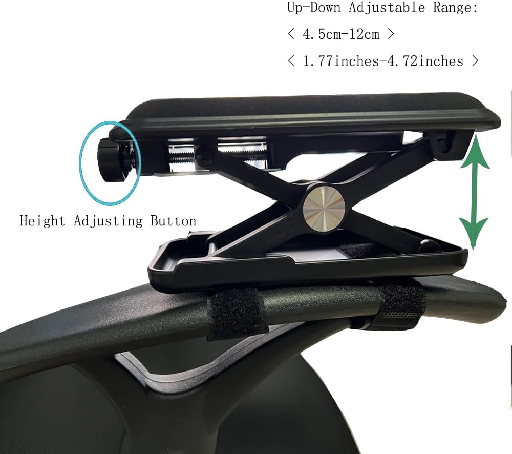 Office Chair Armrest Mouse Pad for Chair Arm Rest Extender Mouse Tray Arm Chair Support for Elbows Wrist Rest Hand Support