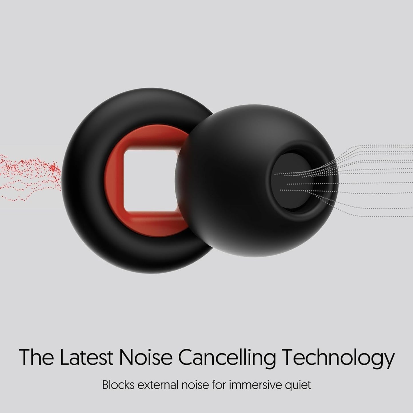 Quiet Ear Plugs for Sleep, Noise Reduction – Super Soft, Reusable Hearing Protection in Flexible Silicone for Sleep, Concerts Noise Sensitivity - 8 Ear Tips in XS/S/M/L – 28dB