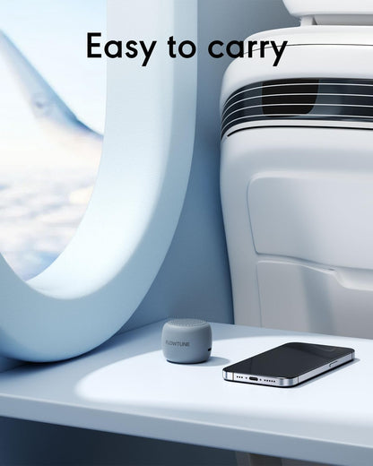 FLOWTUNE Sound Machine White Noise Machine for Baby Adults, 18 Non-looping Sounds, Timer, Memory Function, Portable Sleep Sound Therapy Gift (White)