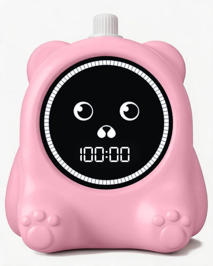 Visual Timer for Kids, 100 Min, Rechargeable Countdown Timers, Adjustable Sound Alert, Adjustable Brightness, Productivity Timers for ADHD, Silent Operation, Desk Time Management Tool for Toddler