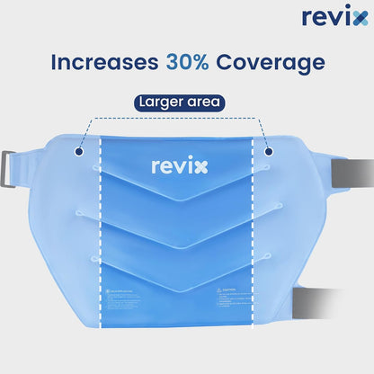 REVIX Extra Large Hip Ice Pack Wrap After Surgery, Cold Packs for Hip