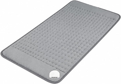 Heating Pad for Period Cramps, Heating Pad for Back/Neck/Shoulder Muscle Pain, 6 Heating&4 Timer Setting, Auto Shut Off, Dry/Moist Heat & Machine Washable, Gray Birthday Christmas Gifts for Women Mom