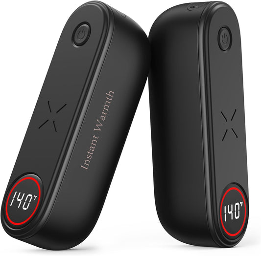 2 in 1 Hand Warmers Rechargeable, Magnetic Electric Hand Warmer 8000mAh USB-C, 3 Heat Levels up to 140°F, Quick Heating Portable Hand Warmers, Gifts