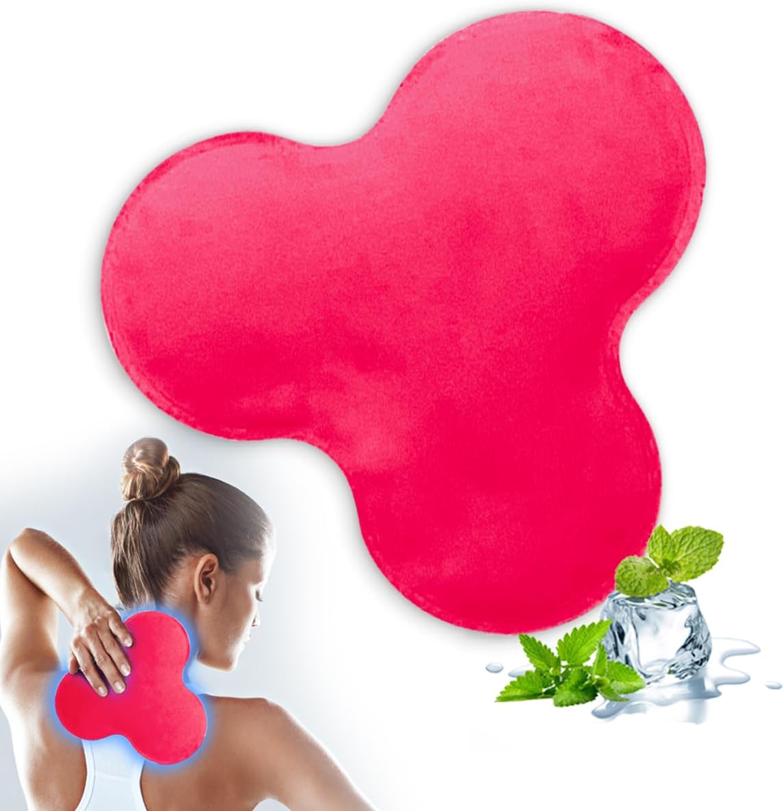 Reusable Gel Ice Pack, Ice Pack for Rotator Cuff Injuries, Cold/Hot Pack for Neck, Knee, Hot Cold Therapy for Shoulder Injuries, Bursitis, and Swelling (1 Count)