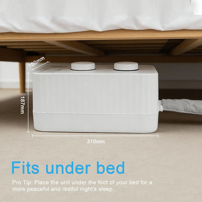 Upgraded Version Water-Cooled Bed Cooling System - Elegant & Compact Bed Cooler for Hot Sleepers, Deep, Restorative Sleep - Dual-Sided Cooling Mattress Pad & Precise Temperature Control（80 * 180 CM）