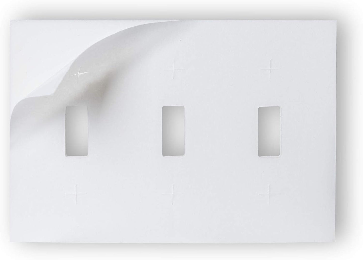 Stick 'N' Seal Adhesive Backed Triple Switch Draft Sealers. Save Energy and Money. Pack of 3