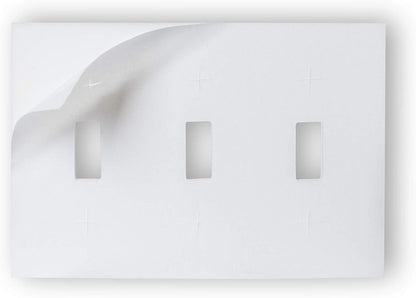Stick 'N' Seal Adhesive Backed Triple Switch Draft Sealers. Save Energy and Money. Pack of 3