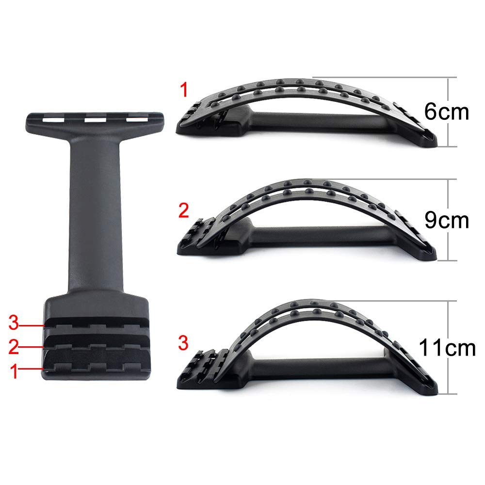 Back Massage Stretcher Arch Black Magic Message Stretcher Back Stretcher Lumbar Support Device Relax Mate Spine Pain Relief Chiropractic