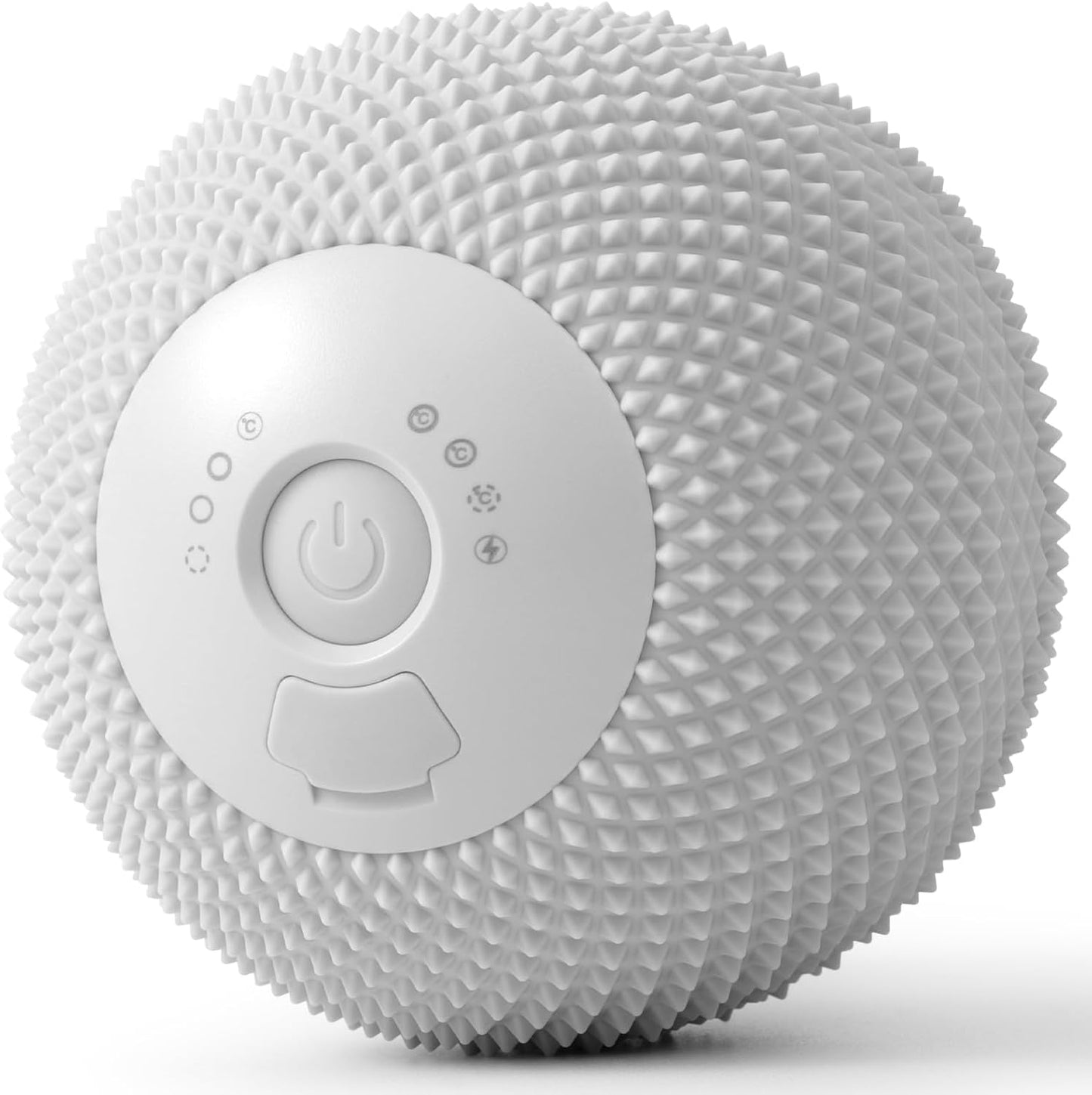 HODEMI Vibrating Massage Ball with Heat, Deep Tissue Massage Ball for Muscle Recovery & Myofascial Release, Neck, Shoulder, Back, Legs & Feet, 7 Modes & Smart Memory (Gray)