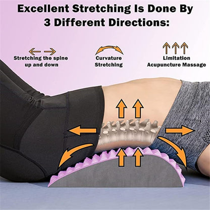 Refresh Neck and Back Stretcher Posture Corrector for Neck Pain Relief, Lower Back, Upper Back and Shoulder (Blue)