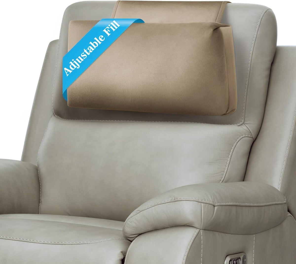 Recliner Headrest Pillow, Adjustable Comfort Neck & Head Support Pillow
