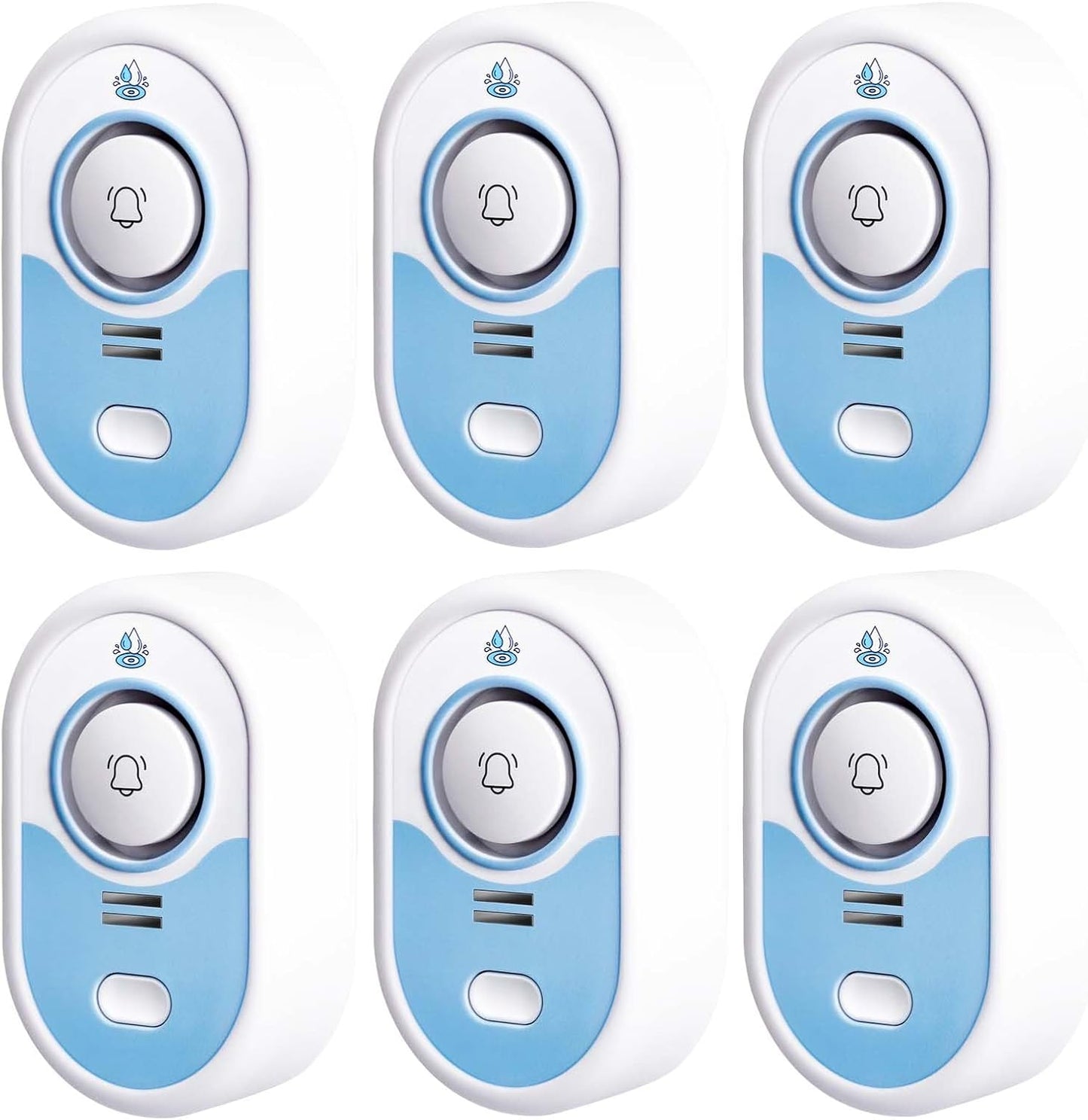 LSENTLY Water Leak Detector Supports 5 Years Standby Time, LED Indicator & 100dB Leak Alarm & Low Battery Reminder Water Alarm, IP66 Waterproof for Home, 3 Pack (Cannot Connect Wi-Fi)