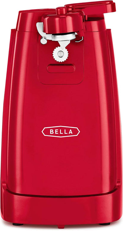 bella Electric Can Opener and Knife Sharpener, Black