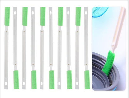 Crevice Cleaning Brushes (White) Deep Clean Set for Kitchen, Appliances, Grout, and Narrow Spaces - Small Detail Scrub Brush for Tile