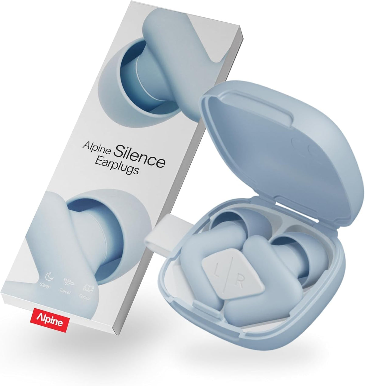 Alpine Silence | Ear Plugs for Noise Reduction, Sleep, Focus, & Travel