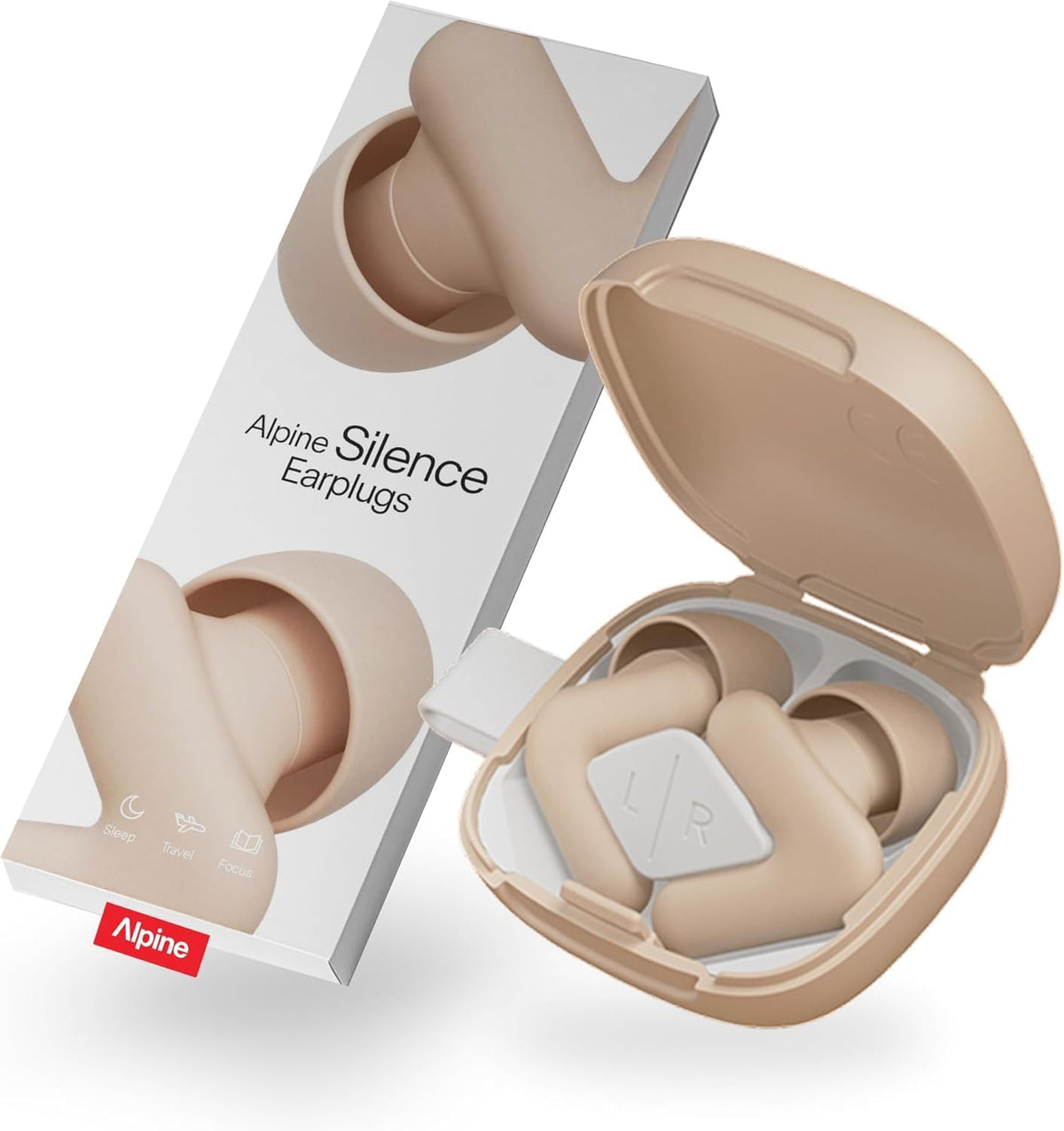 Alpine Silence | Ear Plugs for Noise Reduction, Sleep, Focus, & Travel