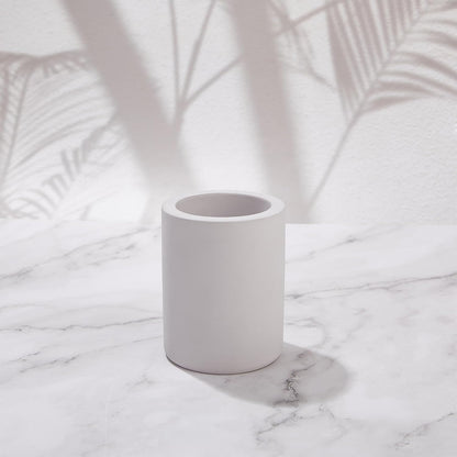 Drying Stone Toothbrush Holder, Diatomite Toothbrush Holders for Bathroom Counter, Quick Drying Electric Toothbrush and Toothpaste Holder Bathroom Organizer, Marble White
