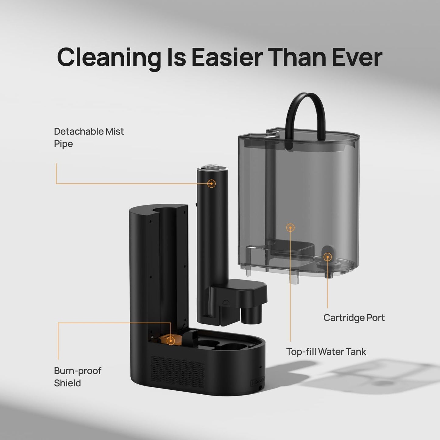 DREO 6L Smart Humidifiers for Bedroom, Warm & Cool Mist for Large Room | 60-Hour Quiet Runtime, 500ML/H Output, Smart Humidity Sensor, Indicator Light, App Control, Works with Alexa & Google, Silver