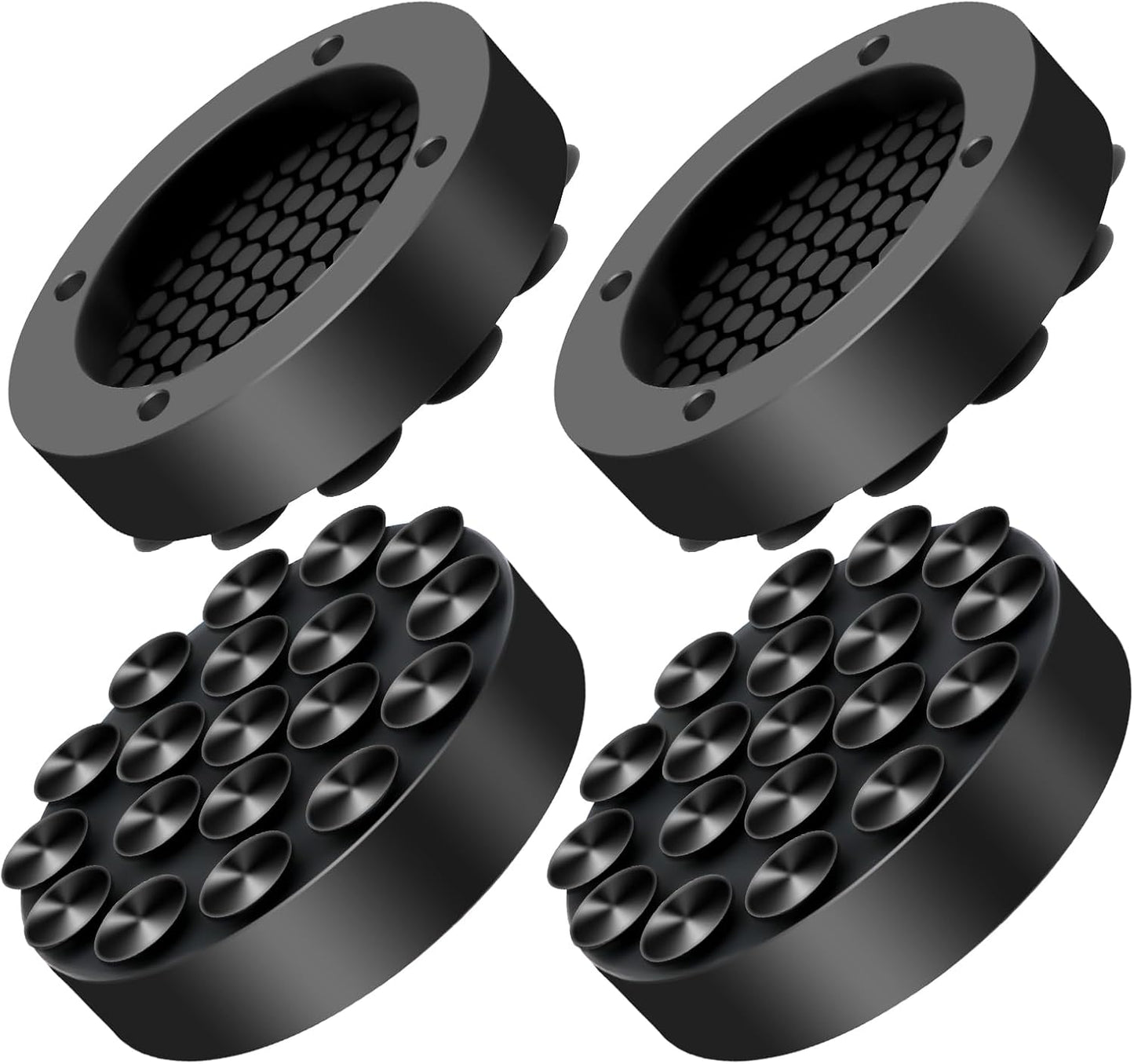 4pcs Anti Vibration Pads for Washing Machine, Anti Vibration Washing Machine Support, Scratch Resistant Stabilizer Stable For Washing Machine Anti Vibration Pad(COLOR:Black)