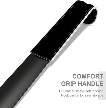 16.5 Inch Long Handle Shoe Horn for Seniors Men Women Kids, Metal Shoe Horns for Boots