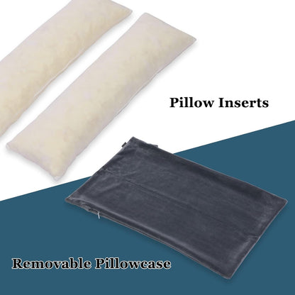 Arm Elevation Pillow Shredded Memory Foam Filled Arm Stabilizer Elevation Pillow for Swelling and Circulation Pain Relief for Shoulder Surgery and Leg Injury Washable Cover