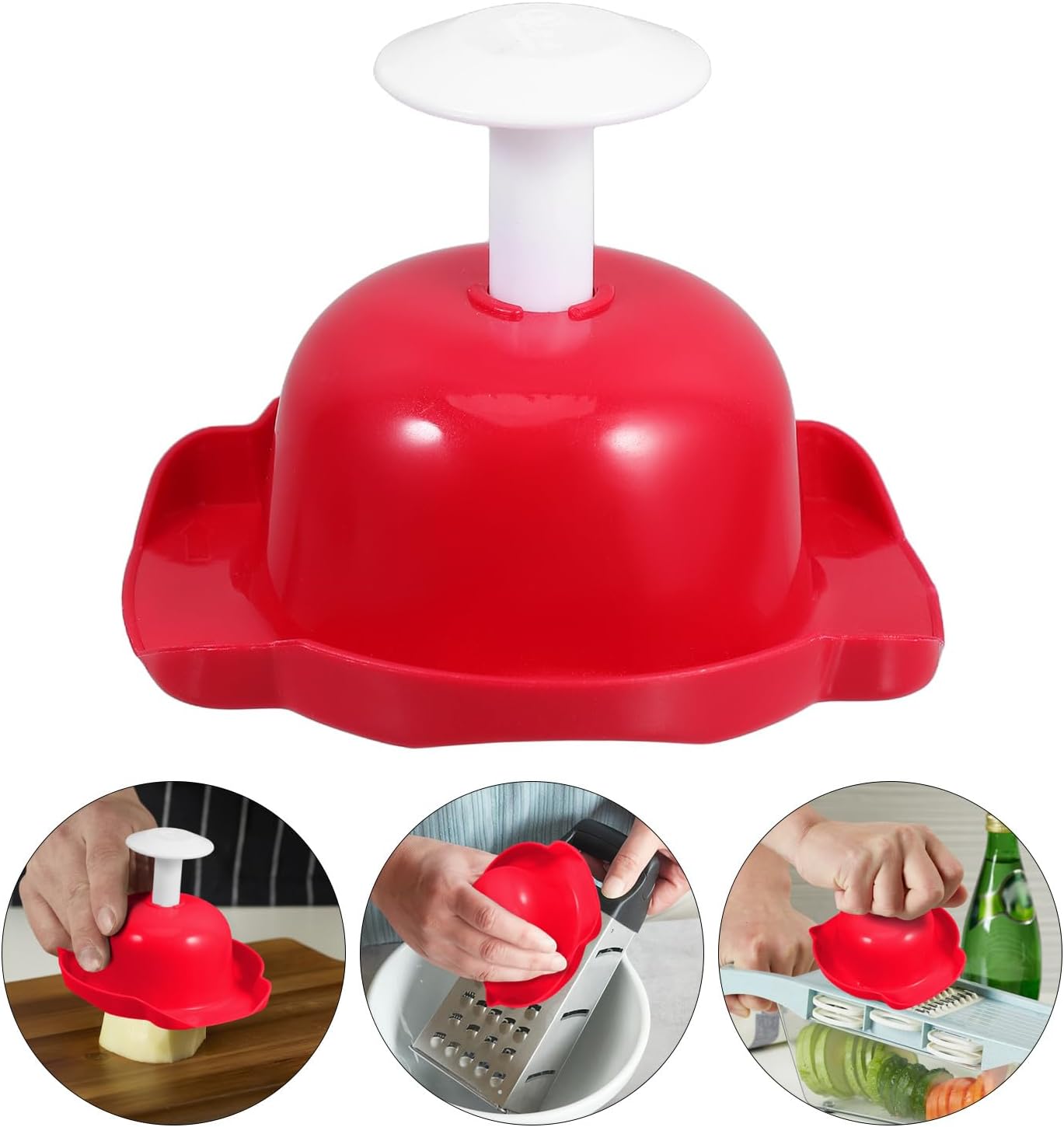 Ergonomic Chef Finger Guard for Vegetable Cutting Safety Quick and Efficient Hand Protector for Grater and Mandolin Slicer Versatile Kitchen Tool for Home and Restaurant Use