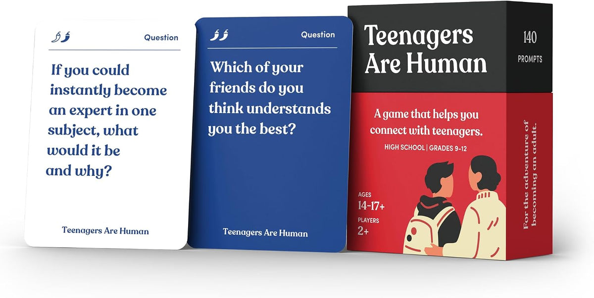Friends are Human Conversation Cards for Friendship and Bonding, 140 Cards