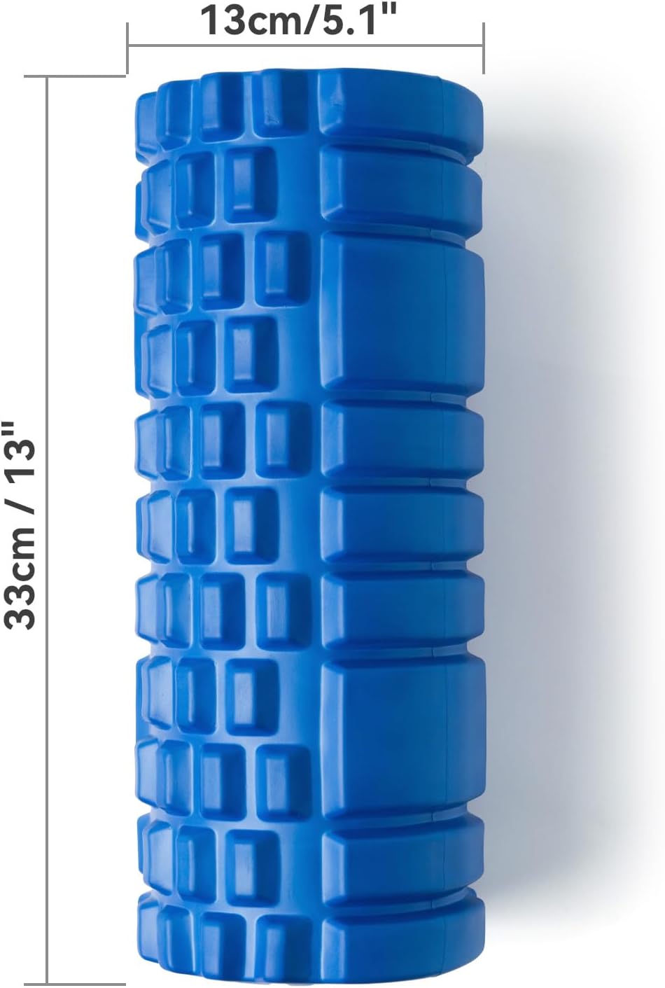 Krightlink Foam Roller High Density 13" Patented Exercise Roller for Deep Tissue Muscle Massage, Muscle Massage and Myofascial Trigger Point Release, Relieves Muscle Pain, Improves Mobility (Orange)