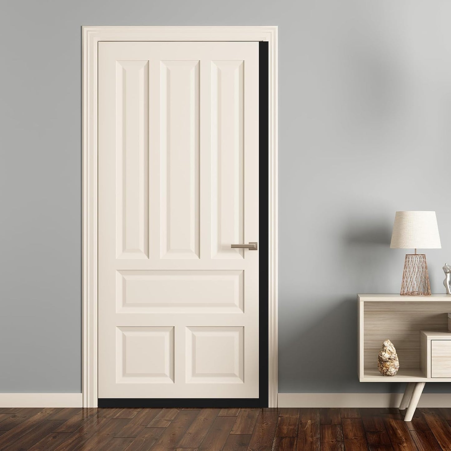 Benory T-Shaped Silicone Door Weather Stripping, Clear, 1.38" W x 20 ft | T-shaped design helps the seal stay in place on door frames while reducing drafts, energy loss, and outside noise