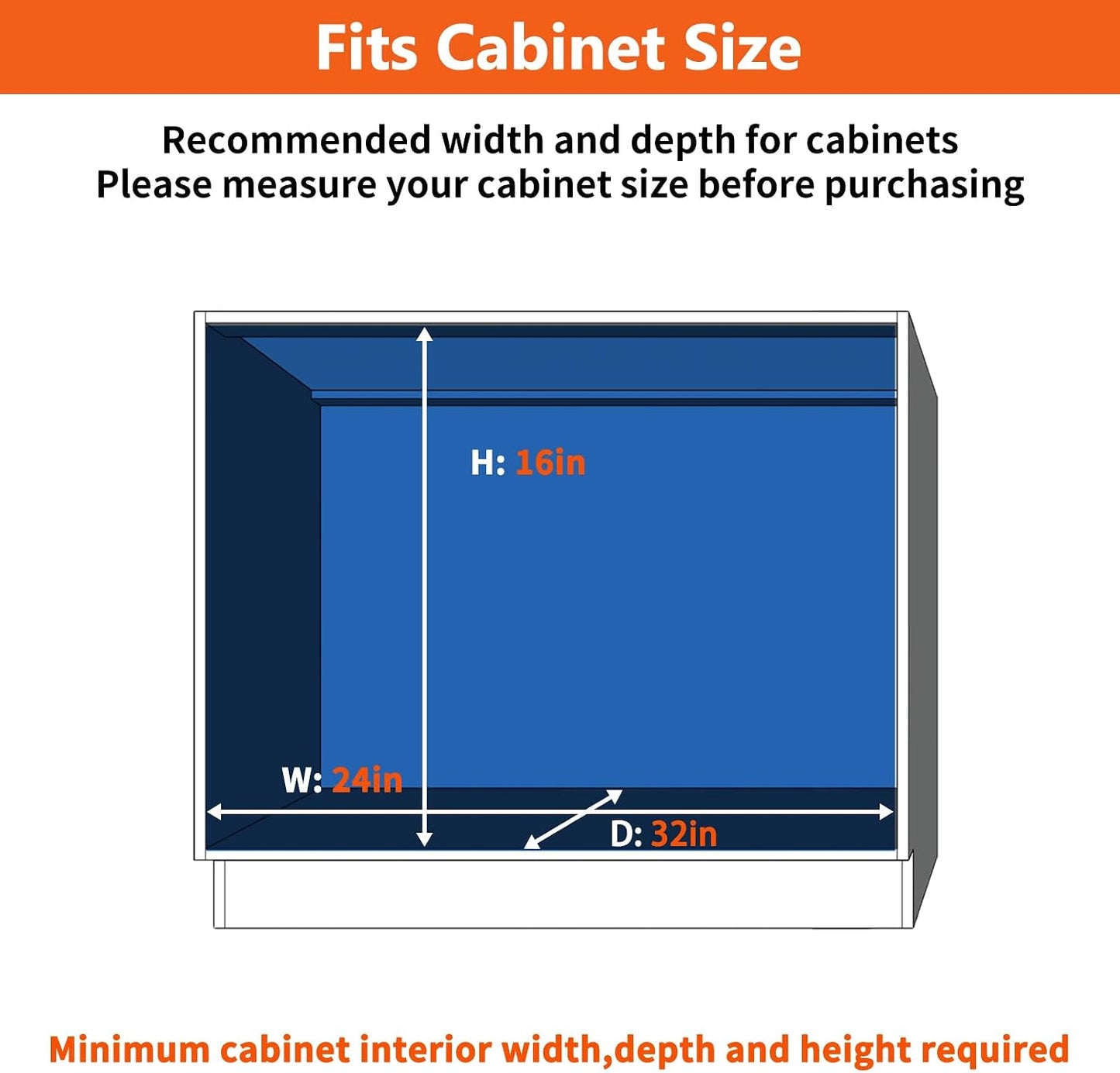 ROOMTEC Pull Out Cabinet Organizer, Pull Out Shelves 5½" W x 21½" D, Heavy Duty Cabinet Drawers Slide Out Kitchen Organizers Storage Shelf
