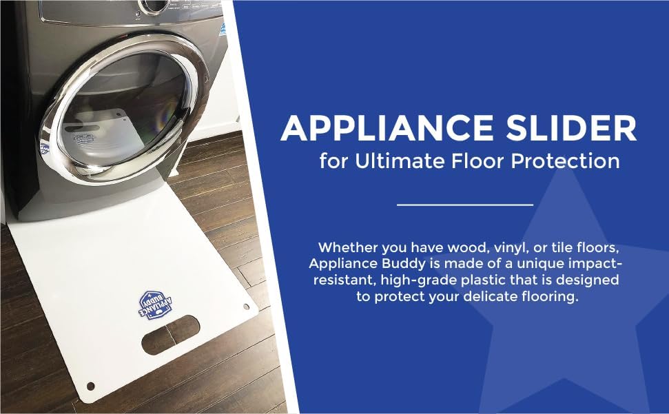 Appliance Buddy/Mover - Appliance Slider for Ultimate Floor Protection - Premium Moving Mat for Tile Floors and Hardwood Floors - Glides Easy and Makes Moving Appliances A Breeze