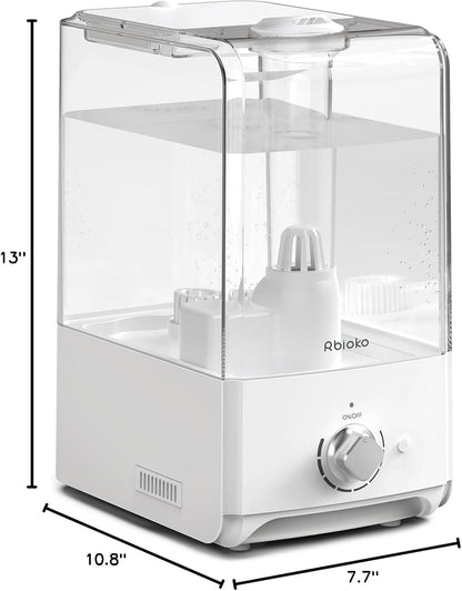 Humidifiers for Bedroom, Top Fill 6.5L Cool Mist Humidifier
