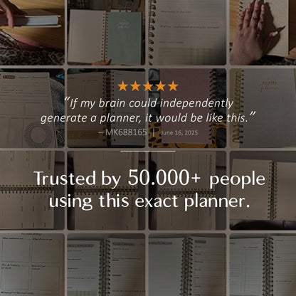 The ADHD Planner for Adults - Undated Daily & Weekly ADHD Journal for Disorganized People, 90 Days - Habit Tracker, Record Emotions & Mood - Academic Goals - Structure & Focus for Adults Brains